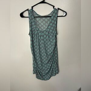 New York & Company Blue Sleeveless Blouse Size Small